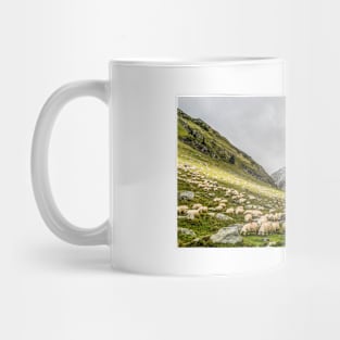 Domestic Sheep and Mountains Mug